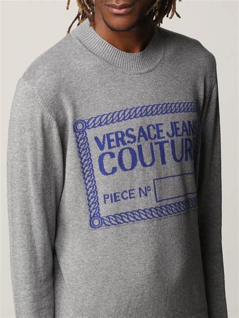 versace jeans pull|versace jumper men's sale.